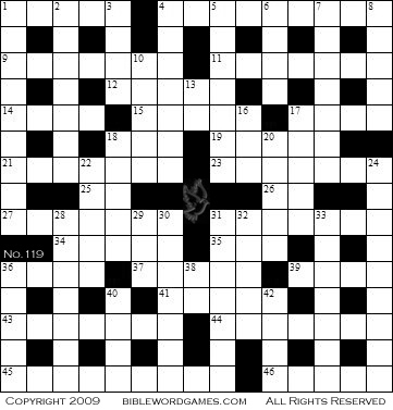 Religious Crossword Puzzles on Free Monthly Bible Christian Crossword
