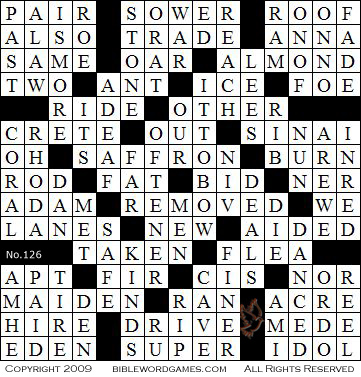 Bible Crossword Puzzles on Free Christian Bible Crosswords Wordsearches Games Puzzles And Trivia