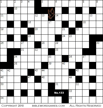 Bible Crossword Puzzles on Free Family Bible Christian Crossword Puzzle