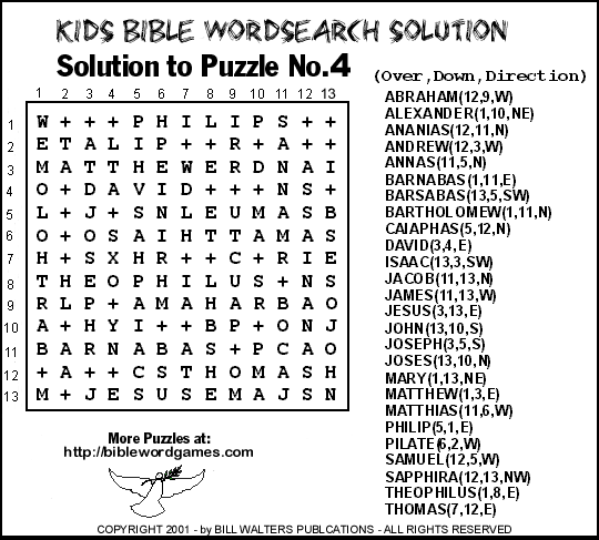 Free Bible Family Christian Kids wordsearch puzzle