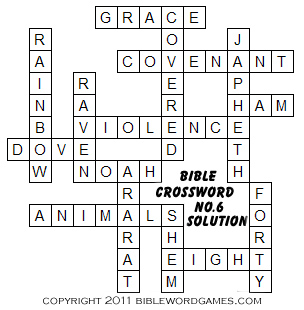 Bible Crossword Puzzles on Bible Crossword Puzzle