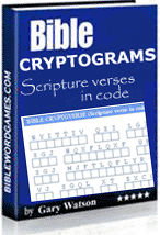 Over 150 Bible cryptograms - instant download