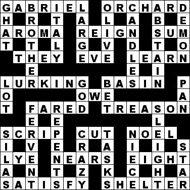 Free Bible codeword Crossword puzzle
