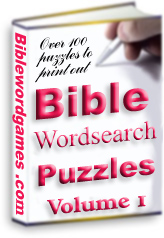 Bible Crossword Puzzles on Christian Family Bible Wordsearch Puzzle E Book