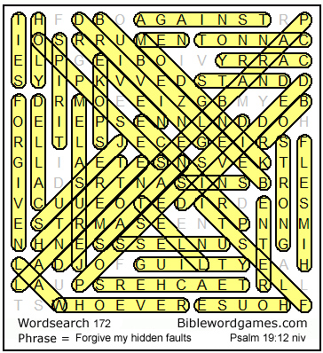free Bible Christian wordsearch  puzzle