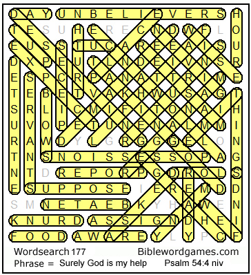 Free Christian Family Bible Wordsearch Puzzle